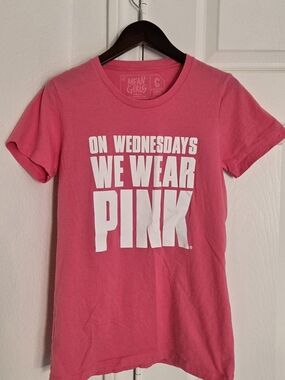 Mean Girls Graphic Tee - Pink "On Wednesdays We Wear Pink"